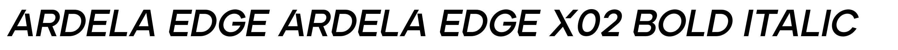 Ardela Edge ARDELA EDGE X02 Bold Italic